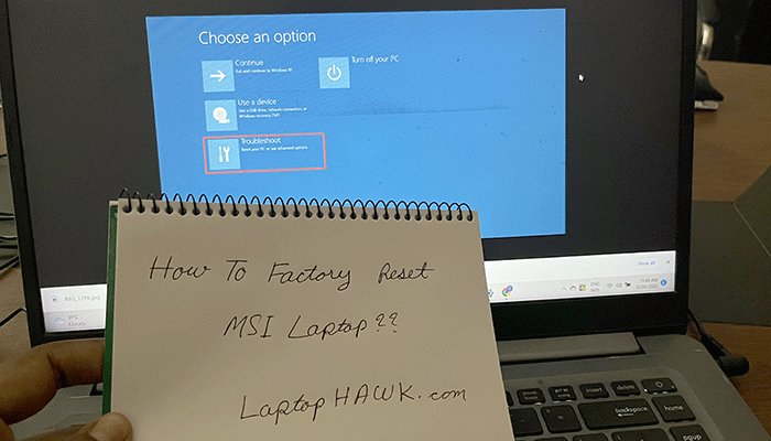 How To Factory Reset Msi Laptop